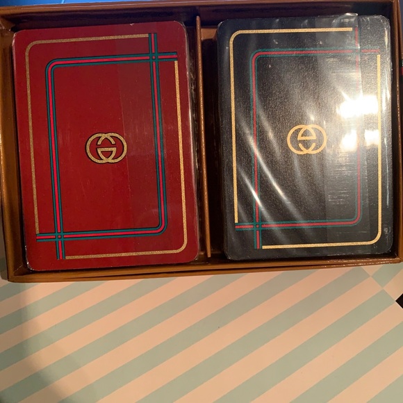 Gucci, Other, Brand New Vintage Gucci Playing Cards Deck Gg Monogram